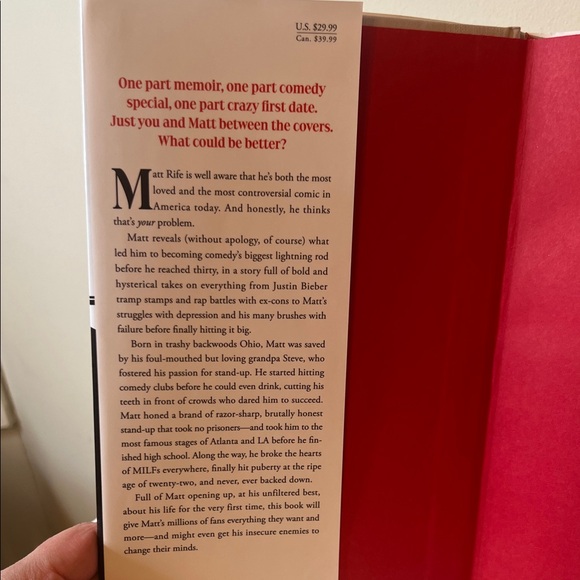 Matt Rife “Your Mom’s Gonna Love Me” Hardcover – NEW - Never Read - Picture 4 of 6